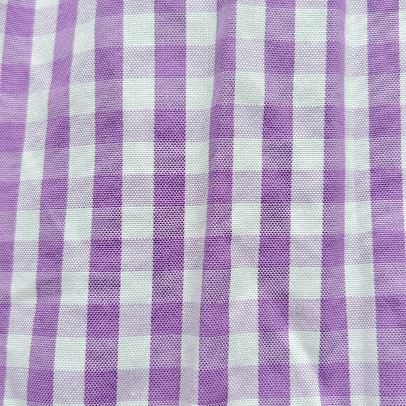 EVERLANE The Tiered Sleeveless Button Down Midi Dress Orchid Gingham-Size XXS - Picture 10 of 10